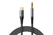 Audio Kabel - Joyroom Audio Transfer Series SY-A07 Mini Jack 3.5mm/USB-C Cable 1.2m - Black - 6956116773786