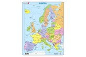Puzzle - Selecta Play Larsen Jigsaw Puzzle Map Europe 37 pcs. Boden - LA-A8-NL