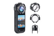 Actionkamera Zubehör - Puluz Lens Covers Snap‑On – Insta360 X5 - PU750T