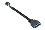 USB Kabel - Alcasa electronik Good Connections - USB internal adapter - 9 pin USB header to 19 pin USB 3.0 header - 15 cm - 5021-PST1