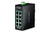 Switches - TRENDnet TI-PELC80 - Version V1.xR - switch - industrial mini - 8 ports - TAA Compliant - TI-PELC80