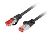 Netzwerk - Kabel - Lanberg patch cable - 50 cm - black - Schwarz - 0.5m - PCF6-10CU-0050-BK