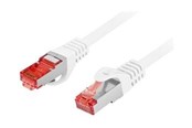 Netzwerk - Kabel - Lanberg patch cable - 1 m - white - Weiß - 1m - PCF6-10CU-0100-W