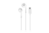 Kopfhörer/Headsets - Puro "Filo" Stereo Earbuds with USB-C Connector - PUIPHF32USBCWHI