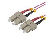 Netzwerk - Kabel - Deltaco network cable - 3 m - pink - Rosa - 3m - SCSC-3-OM4