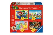 Puzzle - Ravensburger 4-in-1 Super Mario Puzzle Boden - 120041078