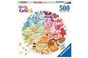 Puzzle - Ravensburger Jigsaw Puzzle Round Circle of Colors Desserts Pastries 500st. 2D Puzzles - 171712
