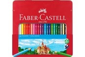Utensilien zum Schreiben und Zeichnen - Faber-Castell Buntstift hexagonal 24er-Metalletui - 115824