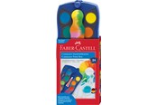 Utensilien zum Schreiben und Zeichnen - Faber-Castell Farbkasten Connector 24 Farben blau - 125020
