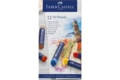 Utensilien zum Schreiben und Zeichnen - Faber-Castell Ölpastellkreiden 12er Kartonetui - 127012