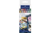 Utensilien zum Schreiben und Zeichnen - Faber-Castell Metallics Marker 12er Kartonetui - 160713