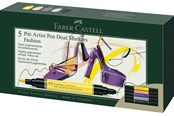 Utensilien zum Schreiben und Zeichnen - Faber-Castell Tuschestift PAP Dual Marker 5x Fashion - 162006