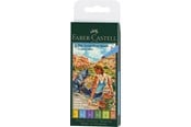 Utensilien zum Schreiben und Zeichnen - Faber-Castell Tuschestift Pitt Artist Pen B Sommer 6x - 167178