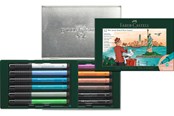 Utensilien zum Schreiben und Zeichnen - Faber-Castell Tuschest. Pitt Artist Pen Set New York - 267135