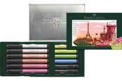 Utensilien zum Schreiben und Zeichnen - Faber-Castell Tuschest. Pitt Artist Pen Set Paris - 267136