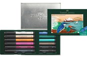 Utensilien zum Schreiben und Zeichnen - Faber-Castell Tuschest. Pitt Artist Pen Set Sydney - 267138