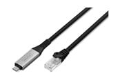 Netzwerk - Kabel - DIGITUS network cable - black - Schwarz - 10m - AK-300601-100-S