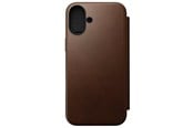 Handys - Cover & Cases - Nomad Modern Leather Folio - iPhone 16 Plus | Brown |  Leather - NM01681885