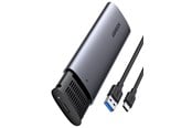 Festplatten Zubehör - UGREEN storage drive enclosure SSD enclosure Black Grey M.2 - 10903