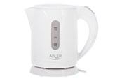 Wasserkocher - Adler Wasserkocher AD 1371w - kettle - white - Weiß - 850 W - AD 1371w