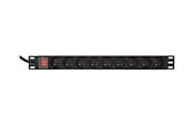 Stromkabel (Extern) - Gembird EnerGenie EG-PDU-9F2F - power distribution unit - 16A - 3500 Watt - EG-PDU-9F2F