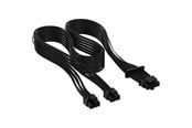 Stromkabel (Intern) - Corsair - power cable - 12VHPWR to 8 pin PCIe power - 65 cm - CP-8920323