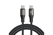 USB Kabel - Joyroom Light-Speed ​​Series S-A25 USB-C / USB-C cable 100W 1.2m - black - Joyroom SA25-CC5 Light-Speed Series 100W Fast Char