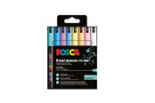 Utensilien zum Schreiben und Zeichnen - POSCA Marker sæt Soft Colors PC-1MR 8 ass. - 401673