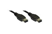 USB Kabel - InLine Firewire cable IEEE1394 400 Mbps 1.0 m long 6/6-pin - FW-1
