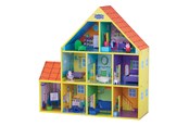 Holzspielzeug - Spectron Peppa Pig Wooden Dollhouse with 9 Rooms - GP27952