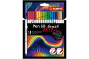 Kreativ-Spiele - STABILO Pen 68 Brush - Felt-tip Pen - ARTY - Set of 18 Pieces - 568/18-21-20