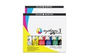 Kunst & Handwerk Ausstattung - Daler-Rowney System3 Fluid Acrylic Starter Set 6x29.5 ml - 16-139029100