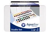 Kunst & Handwerk Ausstattung - Daler-Rowney Aquafine Watercolour Studio Set 48 col - 16-131900201