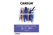 Kunst & Handwerk Ausstattung - Canson Graduate Mixed Media Pad A3 200G 20 SH - 17-400110378