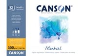 Kunst & Handwerk Ausstattung - Canson Montval CP 24x32 cm 300G Block 12 SH - 17-200006544