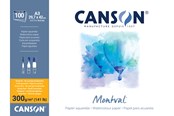 Kunst & Handwerk Ausstattung - Canson Montval CP A3 300G Pad 100 SH - 17-200006652