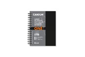 Kunst & Handwerk Ausstattung - Canson One Art Book 21.6x27.9 cm 100G Spiral 80 SH Portrait - 17-400039212