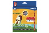 Kunst & Handwerk Ausstattung - Lyra Groove Slim 24-pack + Sharpener - 1-2821240