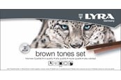 Kunst & Handwerk Ausstattung - Lyra Hard Pastel Brown Tones Set 12 pcs - 1-5641121