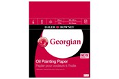 Kunst & Handwerk Ausstattung - Daler-Rowney Georgian Oil Paper Pads 12 Sheets 290G 20x16" - 16-403612700