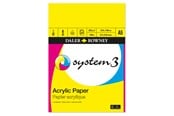 Kunst & Handwerk Ausstattung - Daler-Rowney System3 Acrylic Pad 20 Sheets 230G A5 - 16-403600500