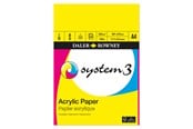 Kunst & Handwerk Ausstattung - Daler-Rowney System3 Acrylic Pad 20 Sheets 230G A4 - 16-403600400