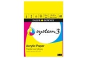 Kunst & Handwerk Ausstattung - Daler-Rowney System3 Acrylic Pad 20 Sheets 230G A3 - 16-403600300