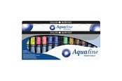 Kunst & Handwerk Ausstattung - Daler-Rowney Aquafine Watercolour Introduction Set 12x8 ml - 16-131900556