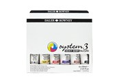 Kunst & Handwerk Ausstattung - Daler-Rowney System3 Heavy Body Acrylic Primary Set 6x59 ml - 16-140900123