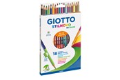 Utensilien zum Schreiben und Zeichnen - Giotto Stilnovo Bicolor 18 pcs - 11-257200