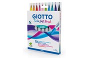 Utensilien zum Schreiben und Zeichnen - Giotto Turbo Soft Brush Intense Colours 10 pcs BL - 11-426800