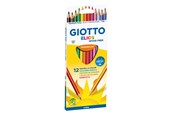 Utensilien zum Schreiben und Zeichnen - Giotto Elios Tri Wood free 12 pcs - 11-275800