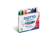 Utensilien zum Schreiben und Zeichnen - Giotto Cera Wax Crayons Maxi 12 pcs BL - 11-291200
