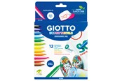 Utensilien zum Schreiben und Zeichnen - Giotto Decor Textile Paint Markers  12 pcs BL - 11-494900